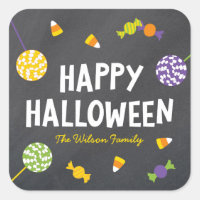 Chalkboard Sweet Snoep behandelt Happy Halloween