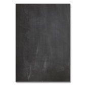 Chalkboard tafel nummer. Moderne grijze bruiloft Kaart (Achterkant)