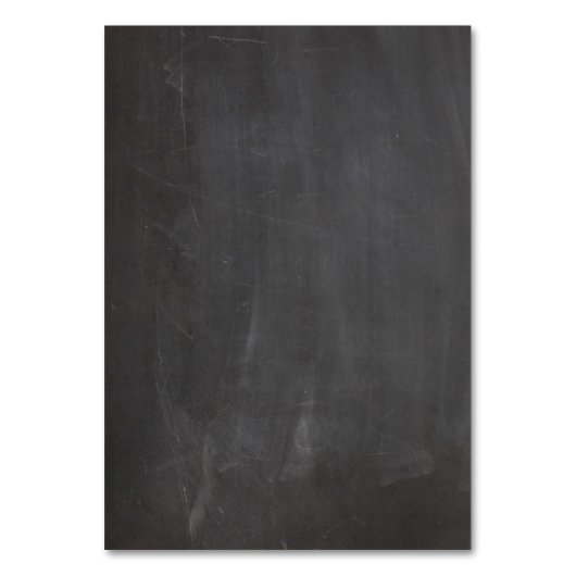 Chalkboard tafel nummer. Moderne grijze bruiloft Kaart (Achterkant)