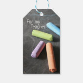 Chalkboard Teacher Gift Labels Cadeaulabel (Voorkant)