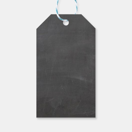 Chalkboard Teacher Gift Labels Cadeaulabel (Achterkant)