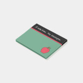 Chalkboard Teacher's Apple Post Het Notities Gift Post-it® Notes (Schuin)