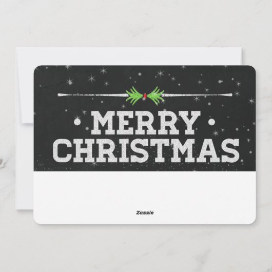 Chalkboard Theme Future Mr. en Mrs. Feestdagenkaart (Achterkant)