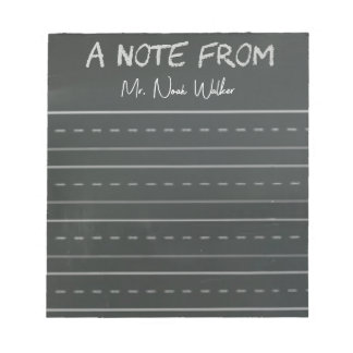 Chalkboard Themed Notes Notitieblok