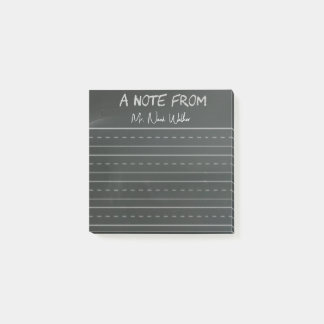  Chalkboard Themed Post-it Notes
