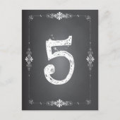 Chalkboard Trouwtafel Kaart (Voorkant)