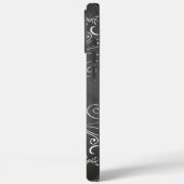 Chalkboard Typografie Art Case-Mate iPhone Case (Achterkant / Links)
