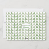 Chalkboard Typografie Merry kerstkaart (Achterkant)