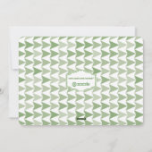 Chalkboard Typografie Merry kerstkaart (Achterkant)