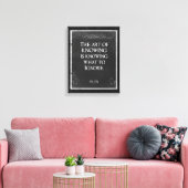 Chalkboard Typografie met een Inspirerend Citaat Canvas Afdruk (Insitu (Woonkamer))