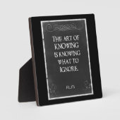 Chalkboard Typografie met een Inspirerend Citaat Fotoplaat (Voorkant)