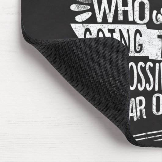 Chalkboard Typografie Motivatie Quote Adventure Muismat (Hoek)