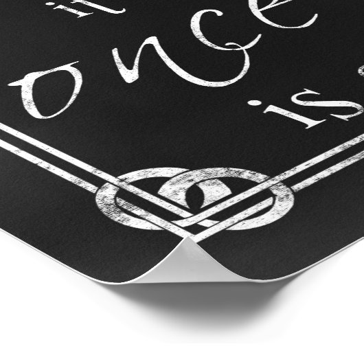 Chalkboard Typography Inspirerend Print (Hoek)