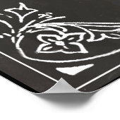 Chalkboard  Typography Wedding Poster (Hoek)