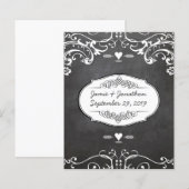 Chalkboard Typography Weddings (Voorkant / Achterkant)