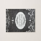 Chalkboard Typography Weddings Legpuzzel (Horizontaal)