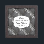 Chalkboard Typography Weddings Premium Decoratie Doosje<br><div class="desc">Chalkboard  Modern Mr. en Mrs Chalkboard Wedding Invitations Sweet and sassy chalkboard weddings Chalkboard Modern  Typography Invitations Sweet and sassy chalkboard weddings Wedding Party T-shirts</div>