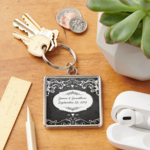 Chalkboard Typography Weddings Sleutelhanger