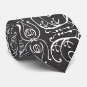 Chalkboard Typography Weddings Stropdas (Opgerold)