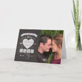 Chalkboard-Valentijn Ik zal altijd van je houden!  Feestdagen Kaart (Voorkant)