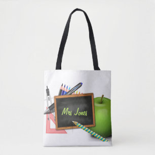 Chalkboard van de leraar tote bag