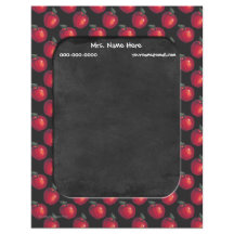 Chalkboard van rode appels