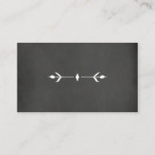 Chalkboard ventilator Visitekaartje witte bloemen (Achterkant)