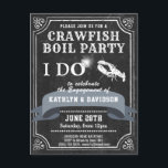 Chalkboard Verloving Foto Crawfish Boil Invite Briefkaart<br><div class="desc">Chalkboard 'I DO' Verloving Foto Crawfish Boil Party Invitation briefkaart. Met dit mooie briefkaart vieren we een speciale gebeurtenis. Alle teksten zijn vooraf geregeld zodat u zich gemakkelijk en snel kunt personaliseren met uw eigen details.</div>