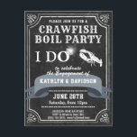 Chalkboard Verloving Foto Crawfish Boil Invite Briefkaart<br><div class="desc">Chalkboard 'I DO' Verloving Foto Crawfish Boil Party Invitation briefkaart. Met dit mooie briefkaart vieren we een speciale gebeurtenis. Alle teksten zijn vooraf geregeld zodat u zich gemakkelijk en snel kunt personaliseren met uw eigen details.</div>