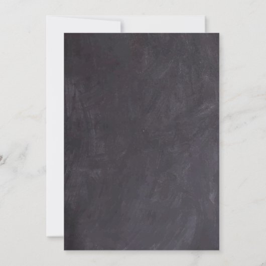  Chalkboard, vierde juli Kaart (Achterkant)