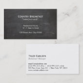 Chalkboard Visitekaartje (Voorkant / Achterkant)