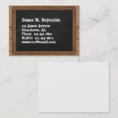 Chalkboard Visitekaartje (Voorkant / Achterkant)