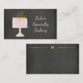 Chalkboard Visitekaartje met Waterverf Ca (Voorkant / Achterkant)