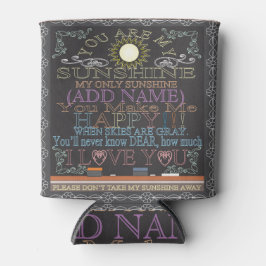 Chalkboard Voeg een Koelbox Naam toe Blikjeskoeler