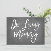 Chalkboard voor grafische typografie in liefdevol  kaart (Staand voorkant)