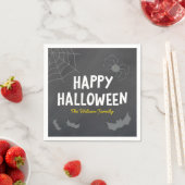Chalkboard - vriendelijke creaties Happy Halloween Servet (Insitu)