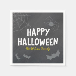 Chalkboard - vriendelijke creaties Happy Halloween Servet
