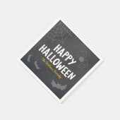 Chalkboard - vriendelijke creaties Happy Halloween Servet (Hoek)