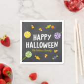 Chalkboard - vriendelijke creaties Happy Halloween Servetten (Insitu)