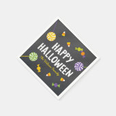 Chalkboard - vriendelijke creaties Happy Halloween Servetten (Hoek)