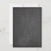 Chalkboard Water Balloon Birthday Pool Invitation Kaart (Achterkant)