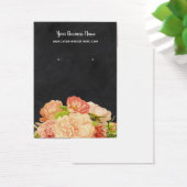 Chalkboard Waterverf Flowers Earning Display Visitekaartje (Bureau)