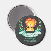 Chalkboard Waterverf Lion Hartelijk dank Magneet (Voorkant / Achterkant)