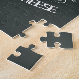 Chalkboard We gaan samen Typografie Legpuzzel