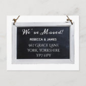 Chalkboard We hebben het Briefkaart van de Aankond (Voorkant)