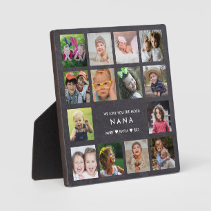 Chalkboard We Love You Nana 14 Fotocollage Fotoplaat