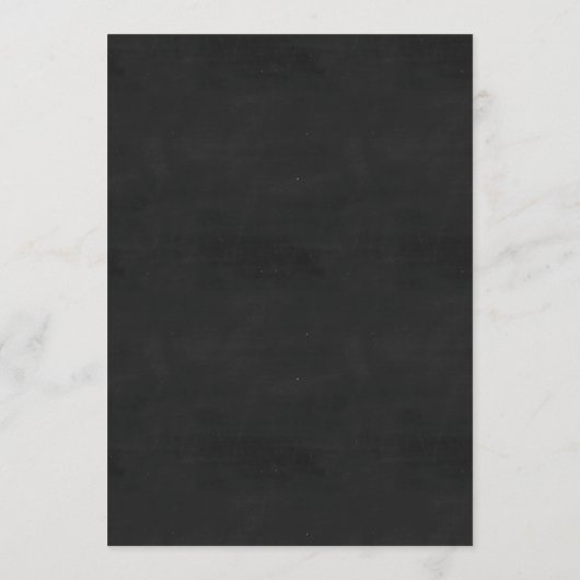 Chalkboard Weddenemmenkaarten Menu (Achterkant)