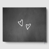 Chalkboard Weddenschap Gastenboek (Achterkant)