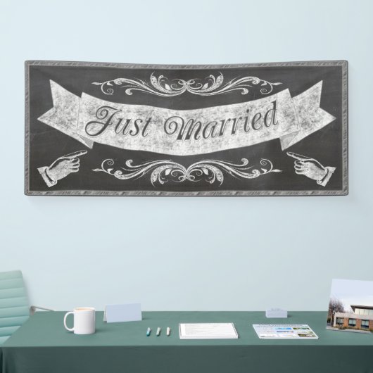 Chalkboard Wedding Banner CBWX (Beurs)