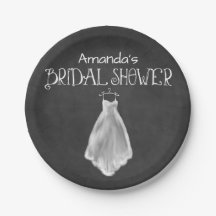 Chalkboard Wedding Dress Vrijgezellenfeest Borden